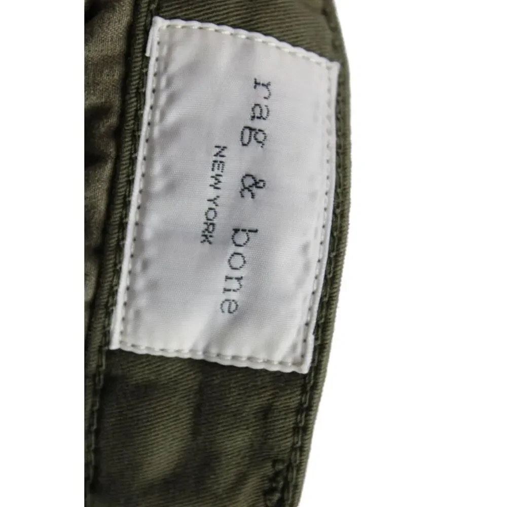 Rag & Bone Mens Chino Pants Green Cotton Military Size 29
